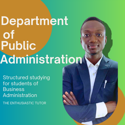 Department of Public Administration100 to 400 level online classes in NOUN