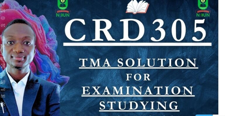 CRD305 TMA SOLUTION FOR EXAM STUDYING