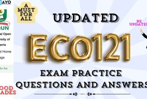 ECO121 EXAMPRACTICE QUESTIONS AND ANSWERS IN NOUN 2025 FIRST SEMESTER
