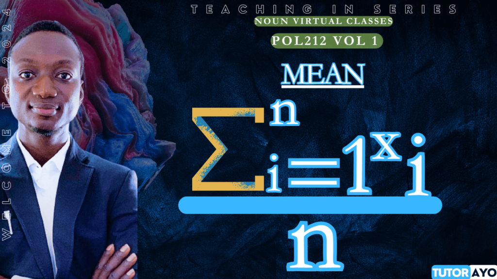 How to calculate Mean in Statistically