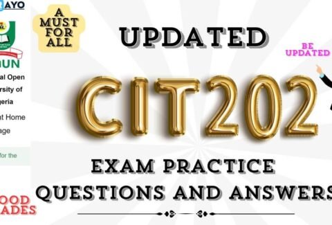 CIT202 EXAM PRACTICE QUESTIONS AND ANSWERS