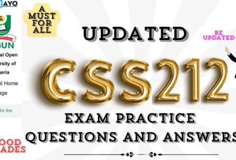 CSS212 EXAM PRACTICE QUESTIONS AND ANSWERS