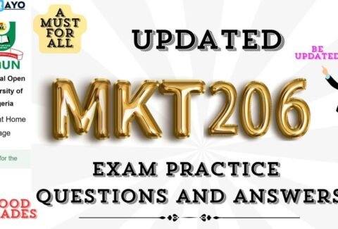 MKT206 EXAM PRACTICE QUESTIONS AND ANSWERS