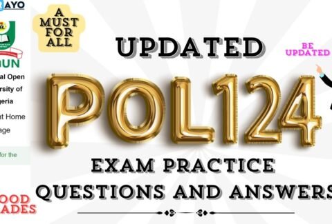 POL124 EXAM PRACTICE QUESTIONS AND ANSWERS