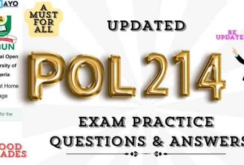 POL214 EXAM PRACTICE QUESTION AND ANSWERS