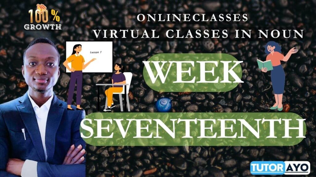 Virtual Classes in NOUN; Week Seventeenth