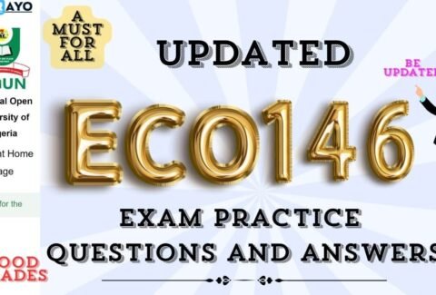 ECO146 EXAM PRACTICE QUESTIONS AND ANSWERS