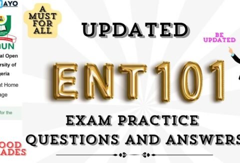 ENT101 EXAM PRACTICE QUESTIONS AND ANSWERS