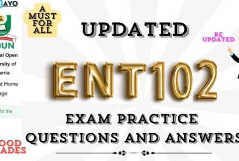 ENT102 EXAM PRACTICE QUESTIONS AND ANSWERS