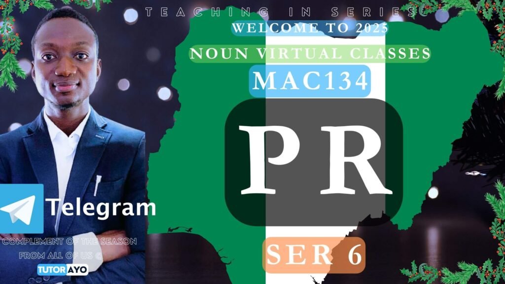 Public Relations in Nigeria Telegram Class with Tutor Ayo
