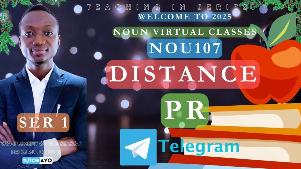 Distance Learning Telegram Class