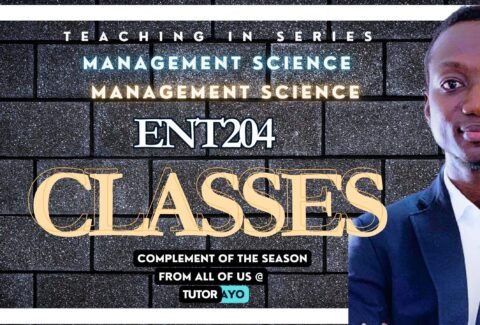ENT204 CLASSES IN NOUN WITH TUTOR AYO