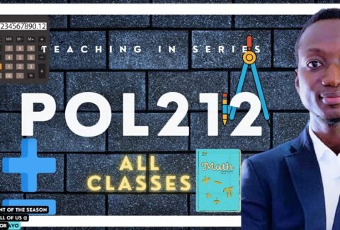POL212; BASIC STATISTICS FOR SOCIAL SCIENCE