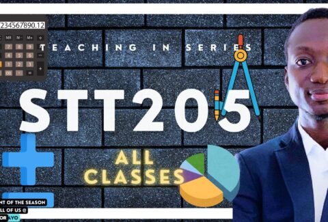 STT205; Statistics Classes With Tutor Ayo