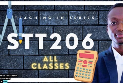 STT206; Statistic Classes with Tutor Ayo