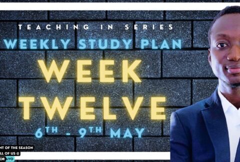Week Twelve Weekly Study Plan in NOUN