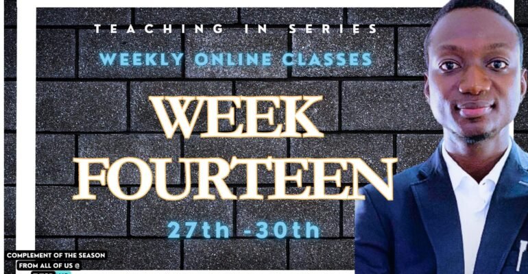 Week Fourteen Online Classes