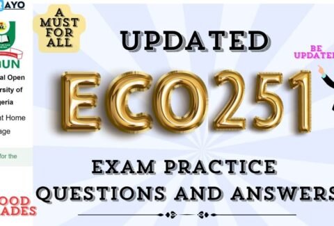 ECO251 EXAM PRACTICE QUESTIONS AND ANSWERS