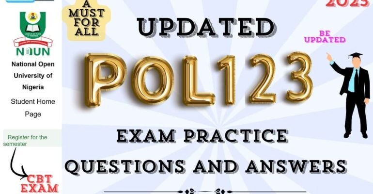 POL123 EXAM PRACTICE QUESTIONS AND ANSWERS 2025