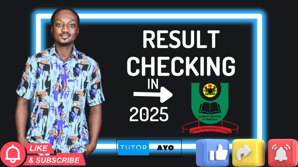 How to check result in NOUN 2025