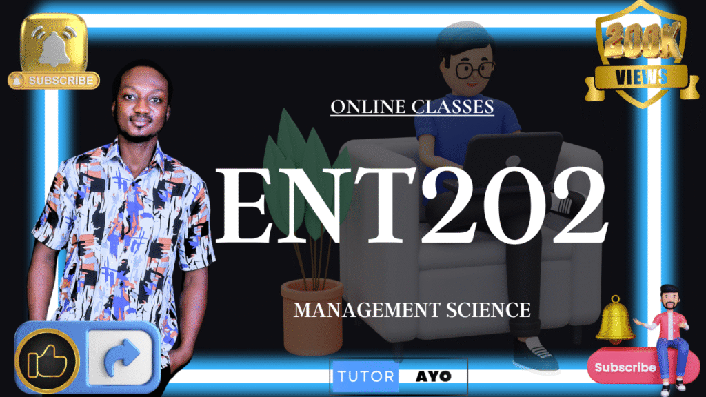 ENT202 0NLINE CLASSES