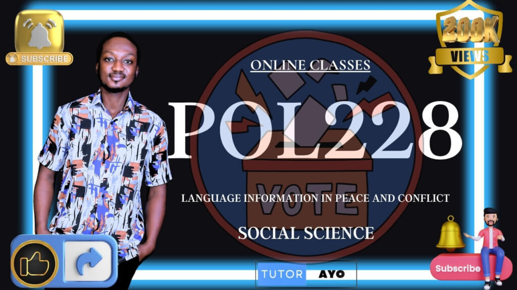POL228 Classes: Introduction to Comparative Politics
